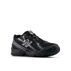 Hot New Balance 740 Bungee Lace Kids Sneakers, , 30 Black/Silver Metallic