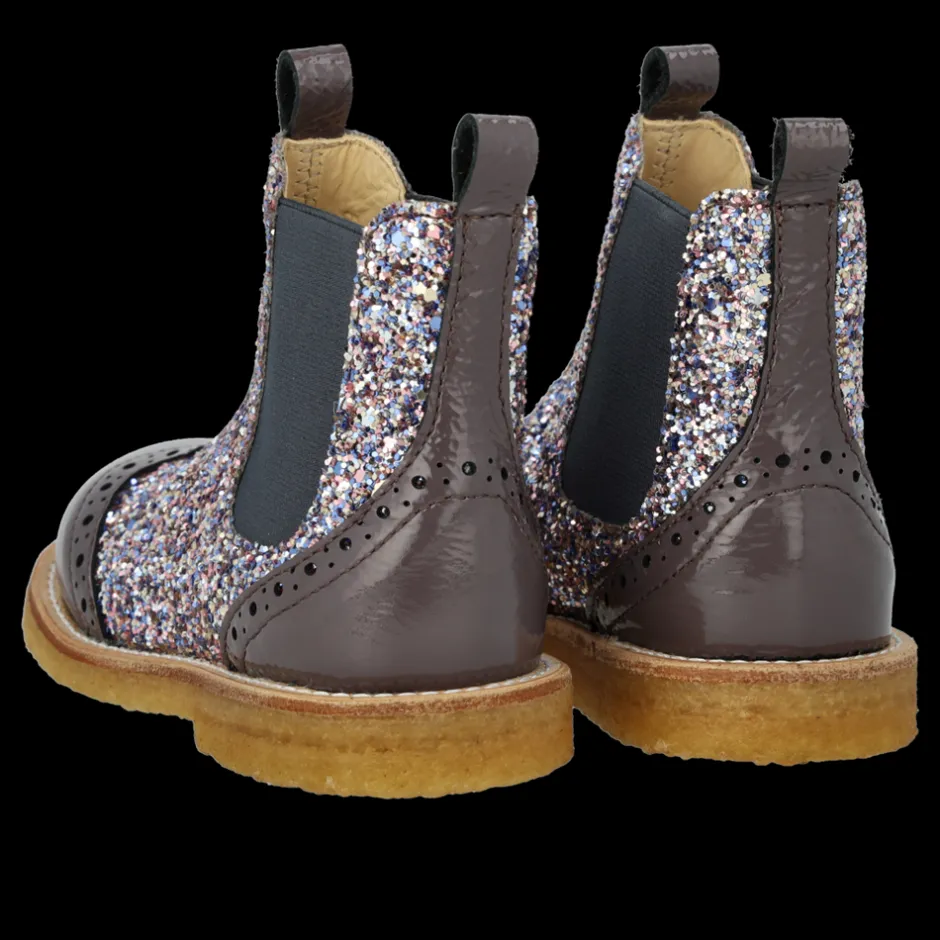 Angulus 6320-102 Chelsea Glitter Støvler, , 29*Børn Støvler