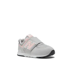 New New Balance 574 NEW-B Hook & Loop Sneakers, , 23.5 Rain Cloud/Pink Haze
