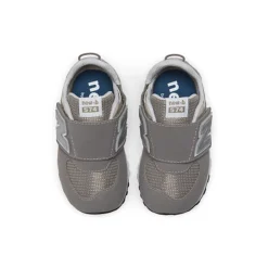 Hot New Balance 574 NEW-B Hook & Loop Wide Sneakers, , 22.5 Raincloud/Silver Metallic