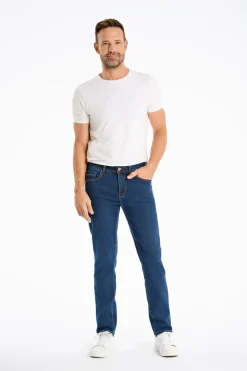 Bison 5 Pocket Tapered Jeans, , W42/L32* Jeans