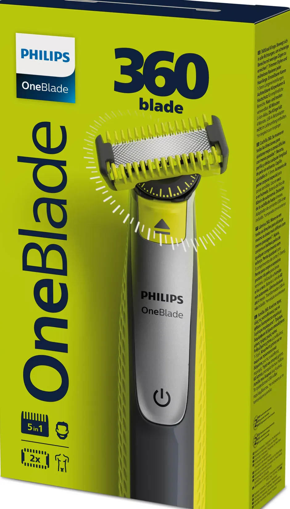 Sale Philips 360 QP2834/23 Oneblade Face & Body Barbermaskine