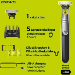 Sale Philips 360 QP2834/23 Oneblade Face & Body Barbermaskine