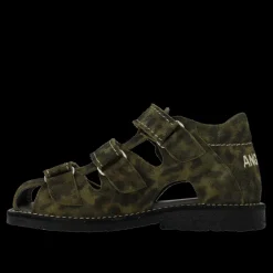 New Angulus 0673-101 Sandaler, , 32 Marshland Print Suede