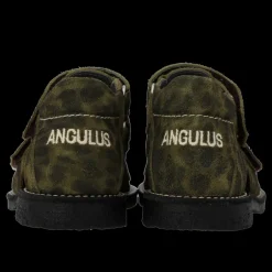 New Angulus 0673-101 Sandaler, , 32 Marshland Print Suede
