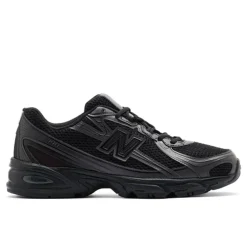 Outlet New Balance 740 Sneakers, , 45 Black/Black Cement