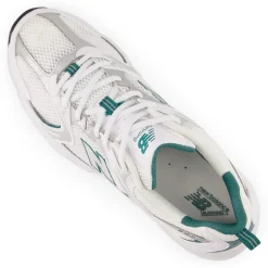 Clearance New Balance 530 Sneakers, , 37.5 White/Silver Metallic/Vintage Teal