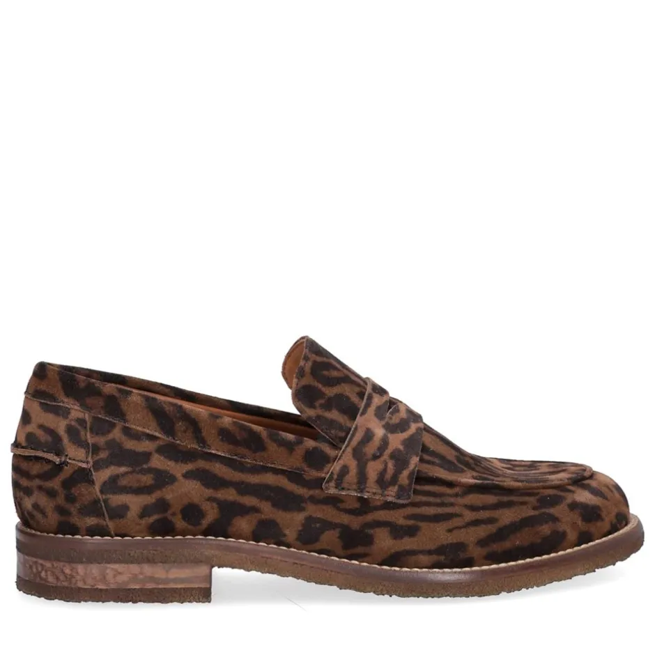 Best Billi Bi A6335 Loafers, , 38 Leopard Suede