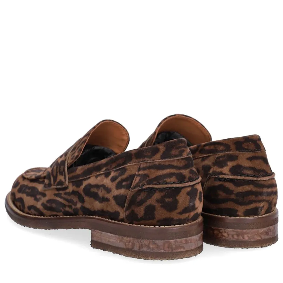 Best Billi Bi A6335 Loafers, , 38 Leopard Suede