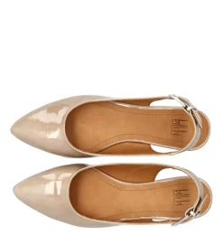 Discount Billi Bi A16302 Slingback Ballerinasko, , 41 Beige Jute Polido