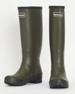 Sale Barbour Abbey Wellington Gummistøvler, , 40 Olive