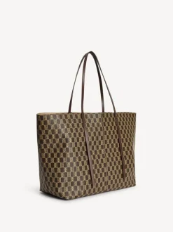 Best By Malene Birger Abi Monogram Tote Bag, Shale