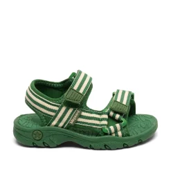 Clearance bisgaard Addie Sandaler, , 29 Emerald Green Stripes