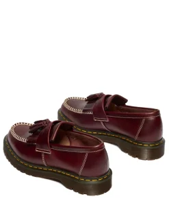 Discount Dr. Martens Adrian Tassel Orleans Loafers, , 43 Cherry Red