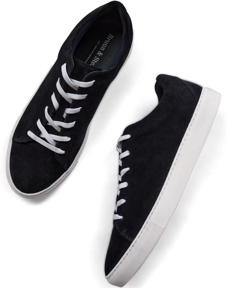 New Bruun & Stengade Agassi Sko, , 42 Navy