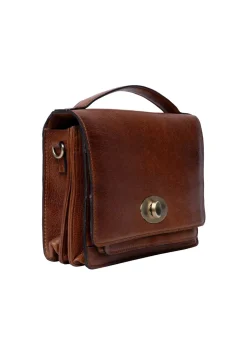 Best Re:Designed Alba Big Crossbody, Walnut/Brass