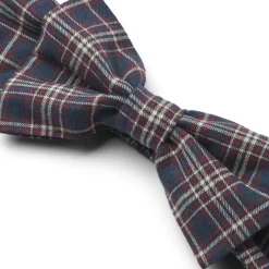 New Wheat Alba Bow Hårbånd, , 44-51 cm Navy Check