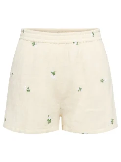 Discount JDY Alba Højtaljede Shorts, , L Cloud Dancer