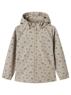 Discount Name It Alfa08 Softshell Jakke, , 116 cm Pure Cashmere Bouquet