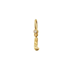 Discount Maanesten Alfabet Vedhæng, Gold Plated - I