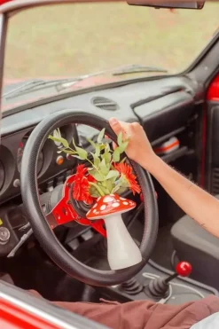 Best Doiy Amanita Svampe Vase, Rød/ Hvid