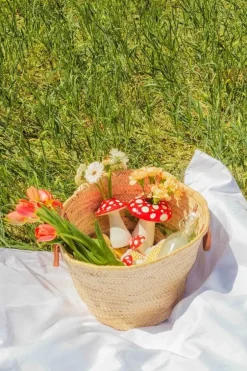 Best Doiy Amanita Svampe Vase, Rød/ Hvid