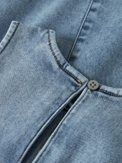 Name It Amelia Denim Kjole, , 116 cm*Børn Kjoler