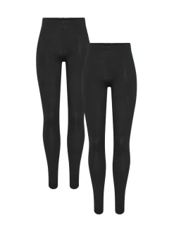 Pieces Amelia 2-pak Leggings, , S Black