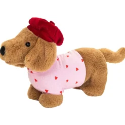 Clearance Teddy Hermann Amelie Gravhund Bamse, Brun/Lyserød