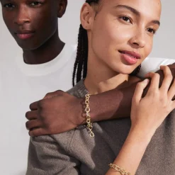 Pilgrim Amiri Recycled Armbånd, , 22 cm Gold Plated