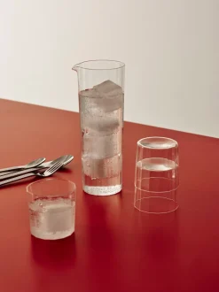 Hot HAY Angle Carafe Karaffel, , 0,9 L Clear
