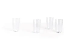 Outlet HAY Angle 4-pak Glas, , 18 cl Clear