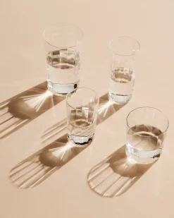 Outlet HAY Angle 4-pak Glas, , 18 cl Clear
