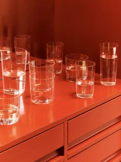 Outlet HAY Angle 4-pak Glas, , 18 cl Clear