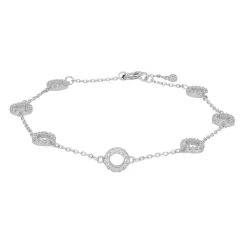 Joanli Nor Anna 7 Cirkler Armbånd, , 17+3 cm*Dame Armbånd