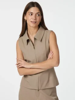 Neo Noir Annabella Structure Vest, , 42*Dame Veste