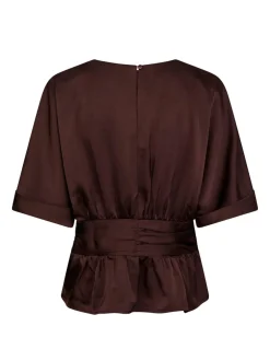 Neo Noir Annegret Heavy Sateen Bluse, , 36*Dame Bluser & Skjorter