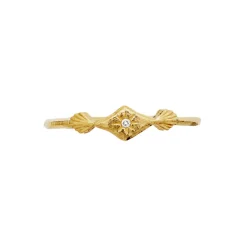 Maanesten Annie Ring, , 57 Gold Plated