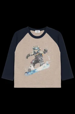 Hust & Claire Anton Snowleopard Bluse, , 104 cm*Børn Bluser