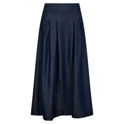 Co'Couture AnyaCC Denim Pleat Nederdel, , S*Dame Nederdele