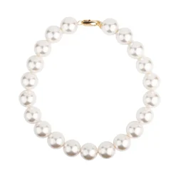 Outlet House Of Vincent Arcade Fortune Halskæde, , 47 cm White/Gold
