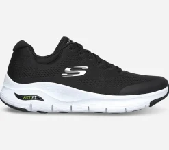 New Skechers Arch Fit Sneakers, , 44 BKW Black White