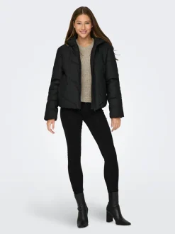 Outlet JDY Arnhem Short Puffer Jakke, , XS Black