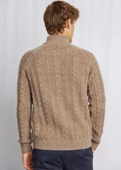 Discount Bruun & Stengade Askel Regular Fit Striktrøje, , M Brown
