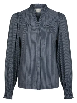 Neo Noir Astrida Stripe Stone Bluse, , 40*Dame Bluser & Skjorter
