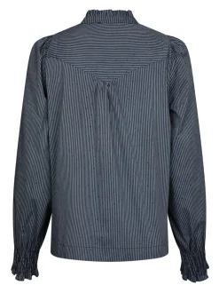 Neo Noir Astrida Stripe Stone Bluse, , 40*Dame Bluser & Skjorter