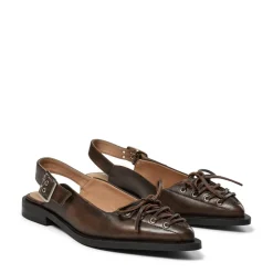 Best Pavement Athena Slingback Ballerinasko, , 41 Brown Matte