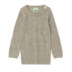 Clearance FUB Baby Rib Bluse, , 74 cm Oat Melange