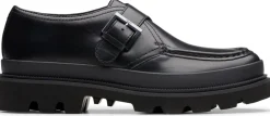 Online Clarks Badell Monk G Sko, , 44 Black Leather