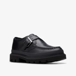 Online Clarks Badell Monk G Sko, , 44 Black Leather